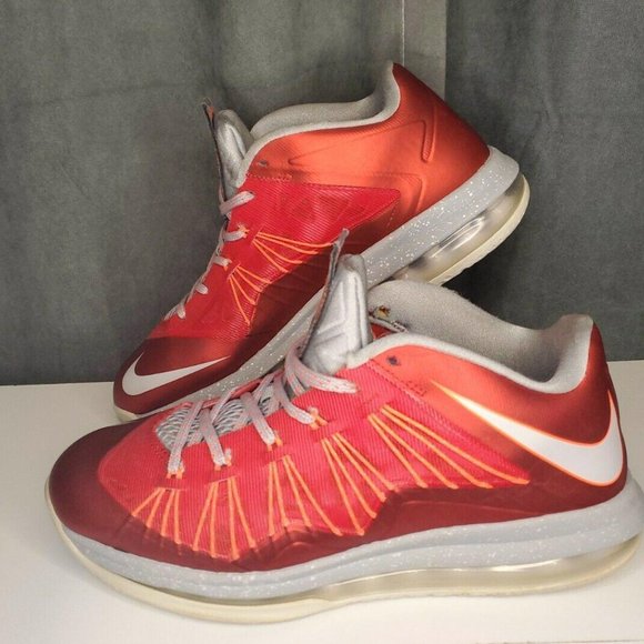 Nike LeBron Air Max X 10 Low Basketball Shoes Univ - Picture 2 of 9